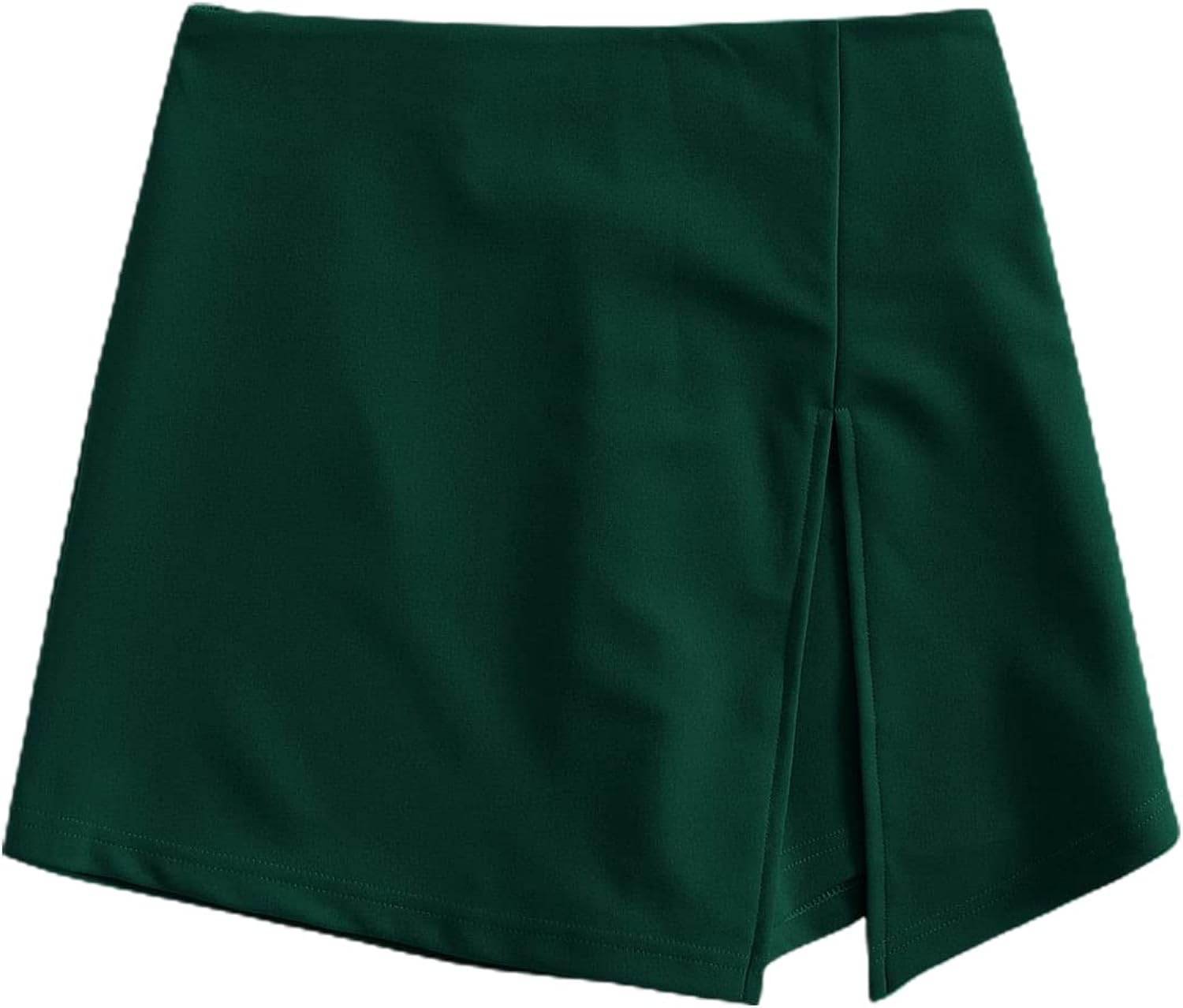 Floerns Women's Plus Size Asymmetrical Skorts High Waisted Skirts Shorts 