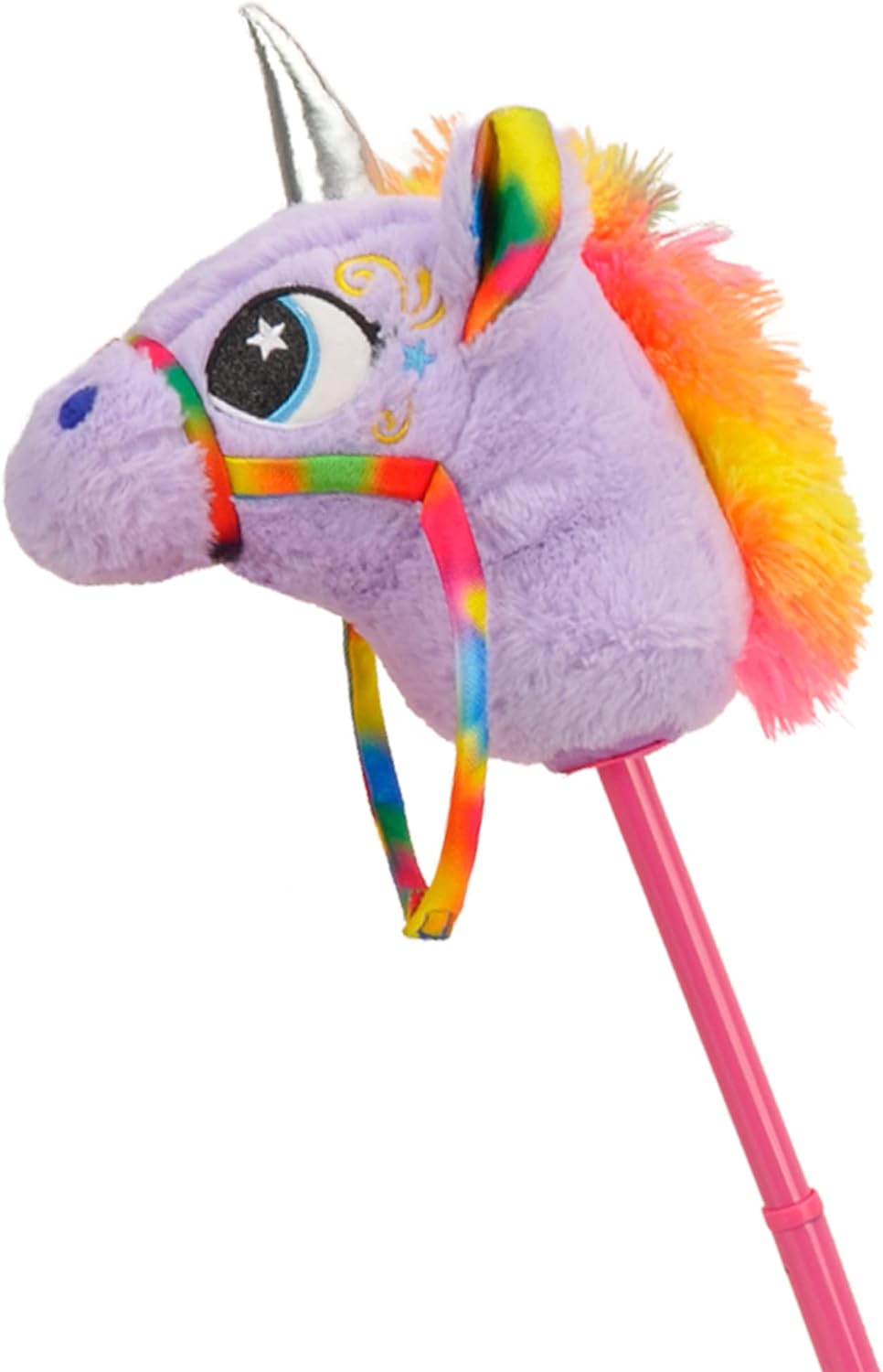 Hobby Horse Toy Galloping Sounds Adjustable Telescopic Stick Toddler Ride 36 In 